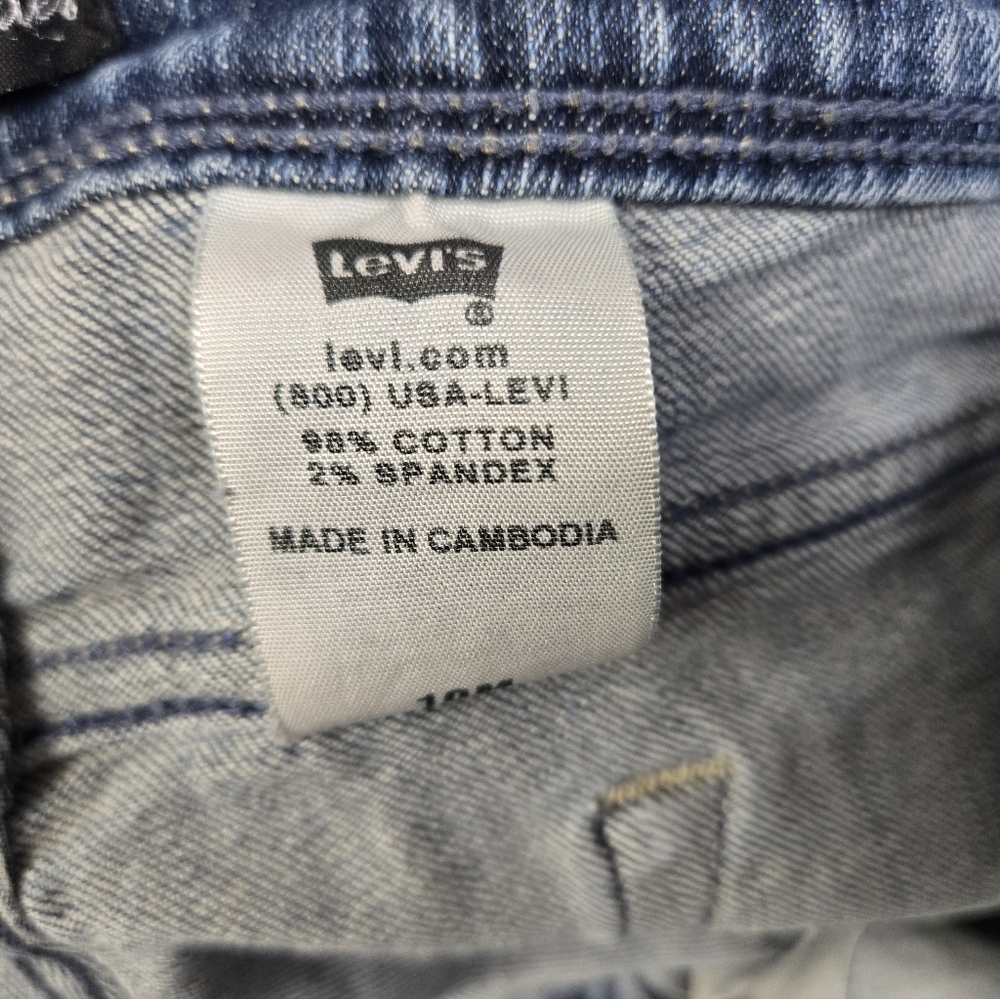 Levis Jeans Womens Size 10M Night Blues Embellished Silver Tab Y2K See Condition - Picture 5 of 15